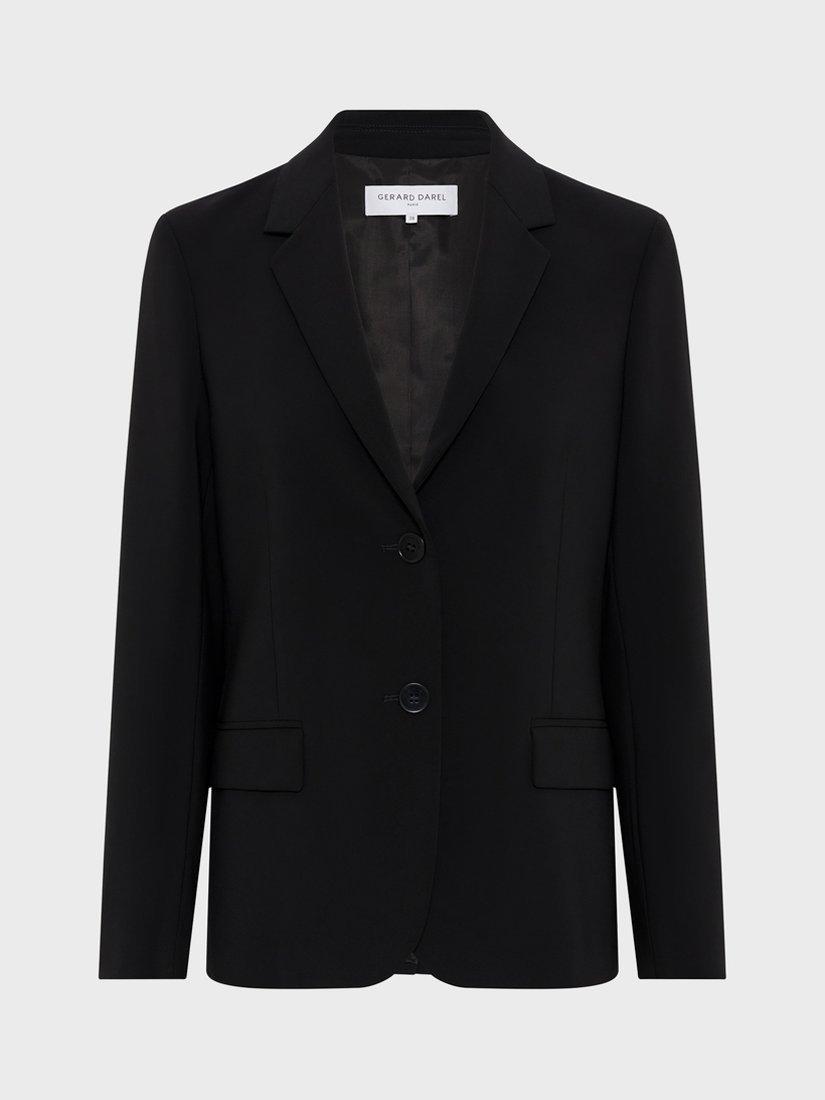Product image 4 of 6, which shows Gerard Darel Taisy Single Breasted Jacket, Black, 10