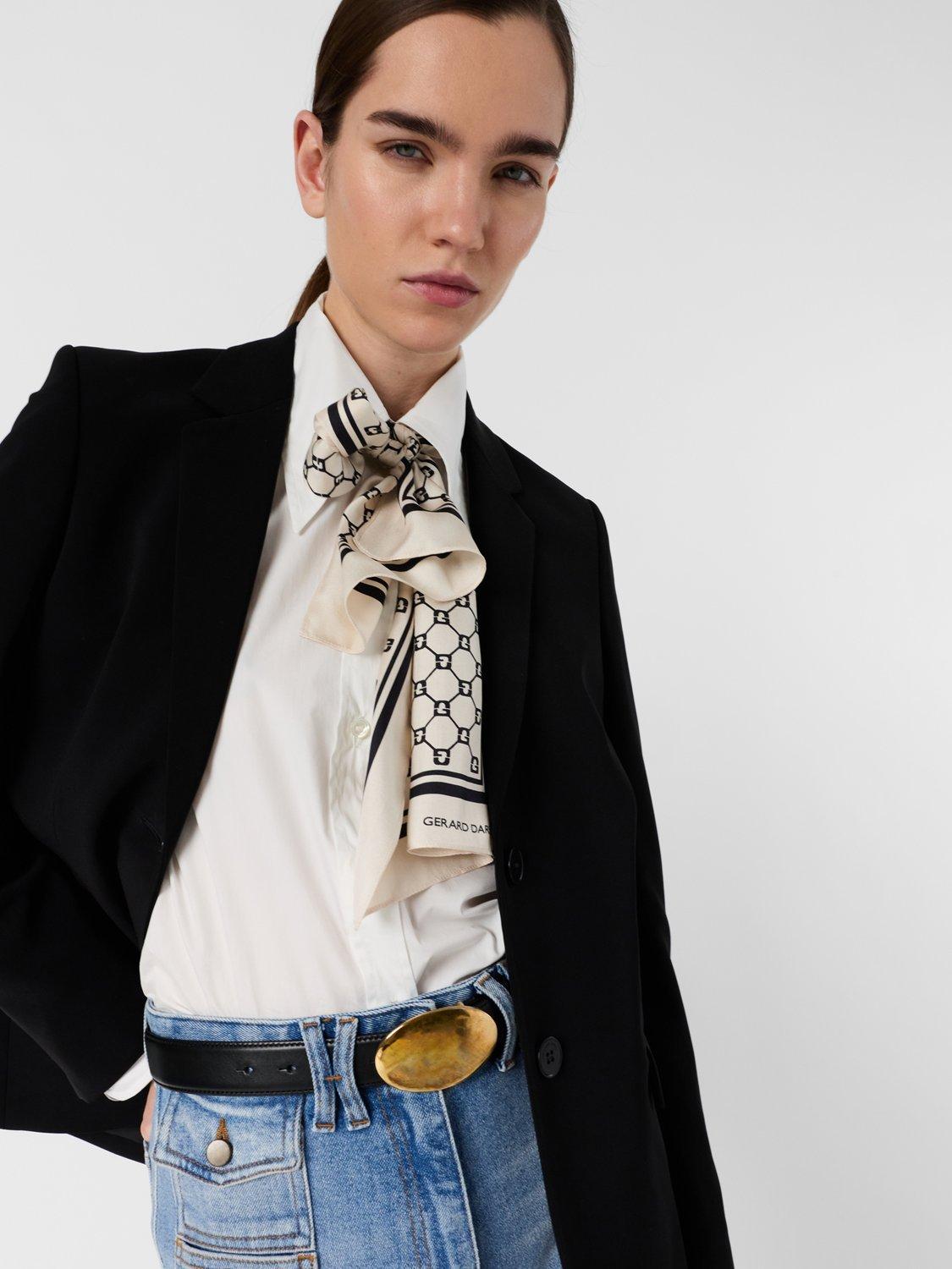 Product image 5 of 6, which shows Gerard Darel Taisy Single Breasted Jacket, Black, 10