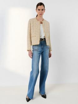 Gerard Darel Talea Tweed Jacket, Beige, Beige