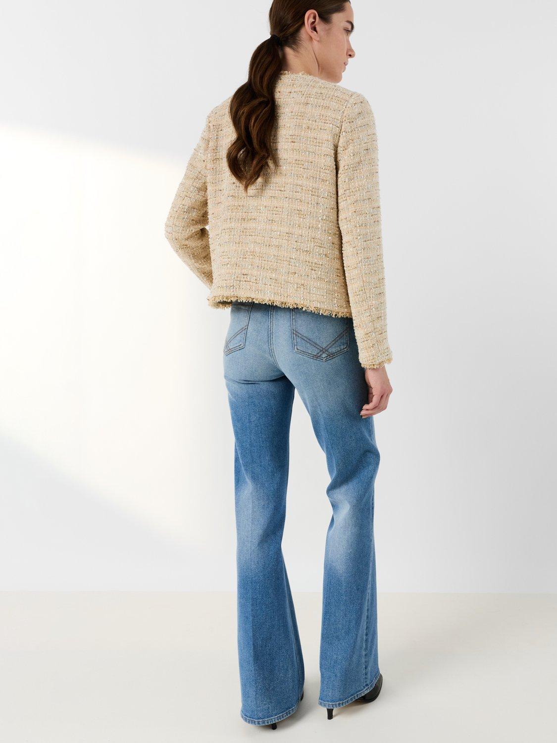 Product image 2 of 5, which shows Gerard Darel Talea Tweed Jacket, Beige, 10