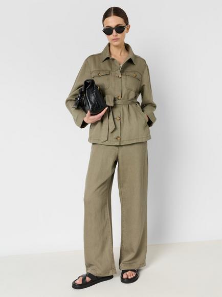 Gerard Darel Talitha Utility Jacket, Khaki Green, Khaki Green
