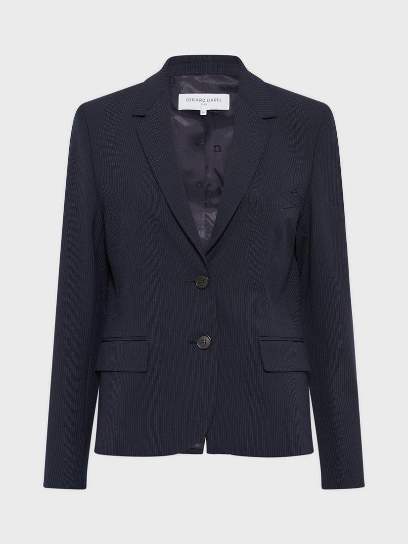 Product image 4 of 7, which shows Gerard Darel Tayana Single Breasted Jacket, Navy, 10