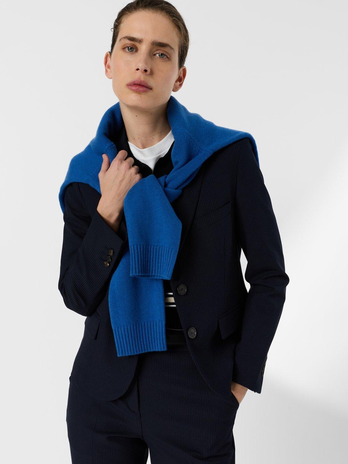 Product image 5 of 7, which shows Gerard Darel Tayana Single Breasted Jacket, Navy, 10
