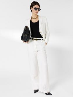 Gerard Darel Terya Pure Linen Jacket, Ecru, Ecru