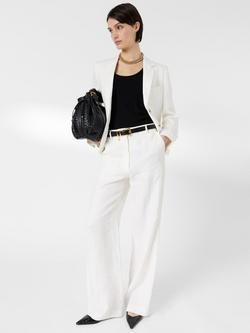 Gerard Darel Terya Pure Linen Jacket, Ecru - view 2, Ecru