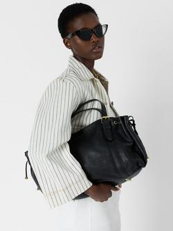 Gerard Darel Tamea Stripe Shacket, Ecru - view 2, Ecru