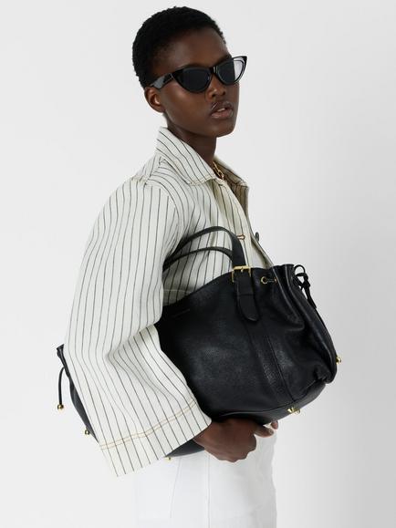 Gerard Darel Tamea Stripe Shacket, Ecru - view 2, Ecru