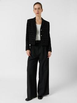 Gerard Darel Tiana Tweed Jacket, Black - view 2, Black