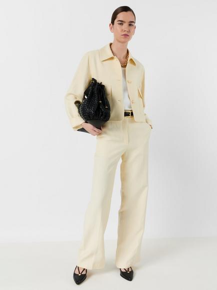 Gerard Darel Tilda Pockets Shacket, Yellow - view 2, Yellow