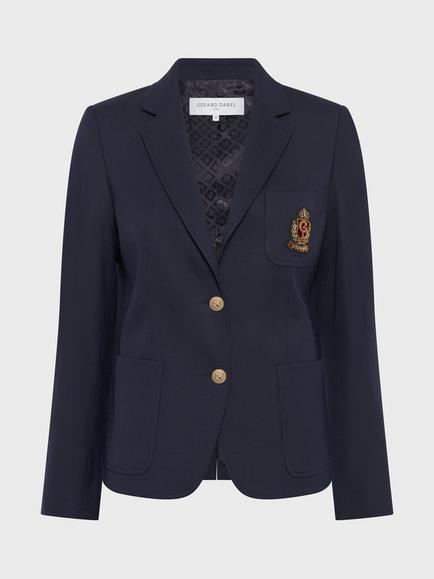 Gerard Darel Tinais Crest Jacket, Navy, Navy