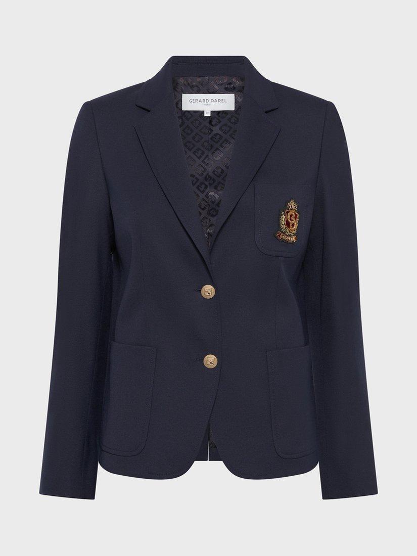 Product image 2 of 2, which shows Gerard Darel Tinais Crest Jacket, Navy, 10