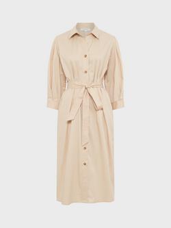 Gerard Darel Ralia Belted Shirt Dress, Natural, Natural