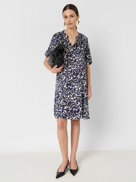 Gerard Darel Raliah Floral Dress, Ink - view 2, Ink