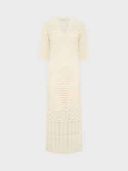 Gerard Darel Riana Open Stitch Dress, Ecru - view 2, Ecru
