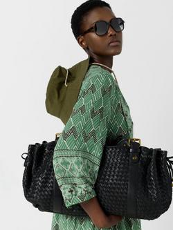 Gerard Darel Rim Geometric Dress, Green - view 2, Green