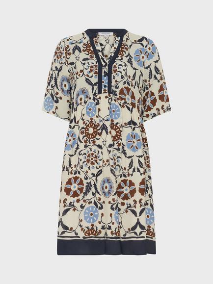 Gerard Darel Romaine Floral Dress, Ecru, Ecru