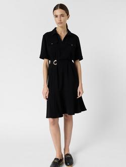 Gerard Darel Romyne Belted Dress, Black, Black