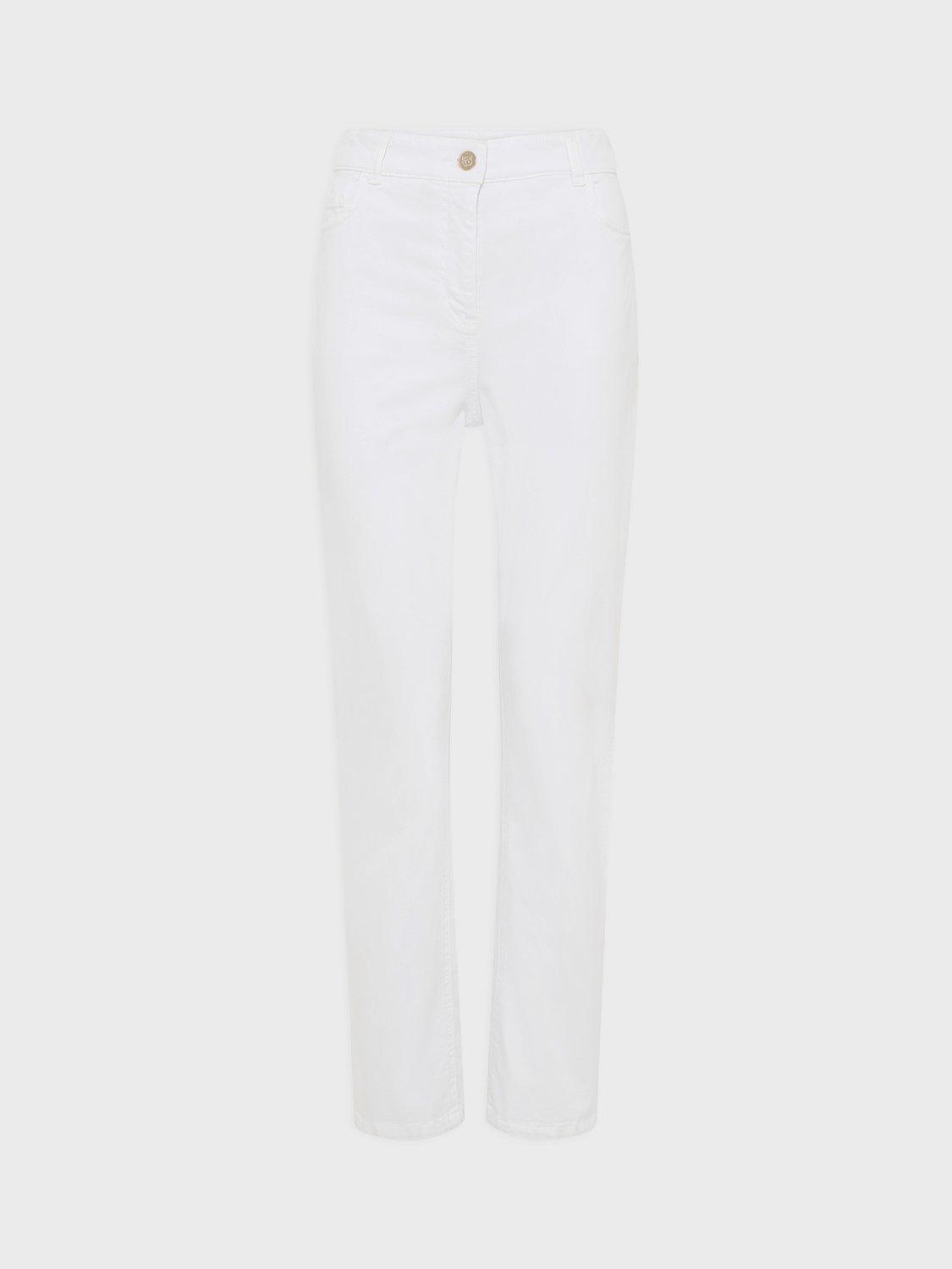 Product image 1 of 2, which shows Gerard Darel Adela Straight Cut Jeans, White, 10