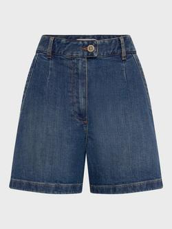 Gerard Darel Adelia Denim Shorts, Blue - view 2, Blue