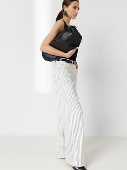 Gerard Darel Amaliah Stripe Jeans, Ecru - view 2, Ecru