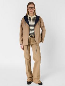 Gerard Darel Jordane Straight Raincoat, Navy, Navy