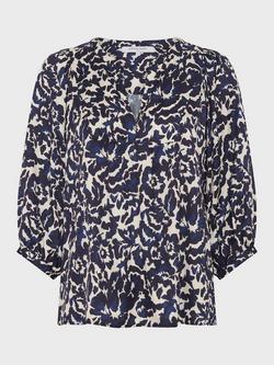 Gerard Darel Calina Floral Top, Ink - view 2, Ink
