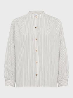 Gerard Darel Calixte Stripe Shirt, Ecru, Ecru
