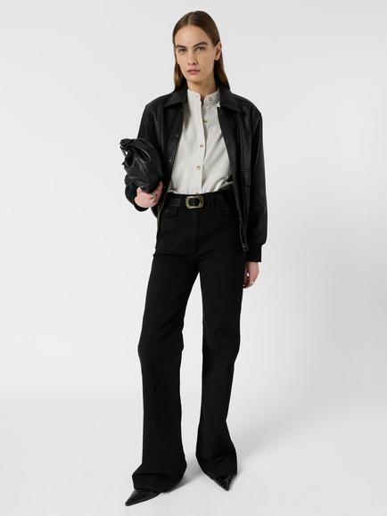 Gerard Darel Calixte Stripe Shirt, Ecru, Ecru