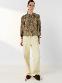 Gerard Darel Carinne Floral Top, Pink/Multi - view 2, Pink/Multi