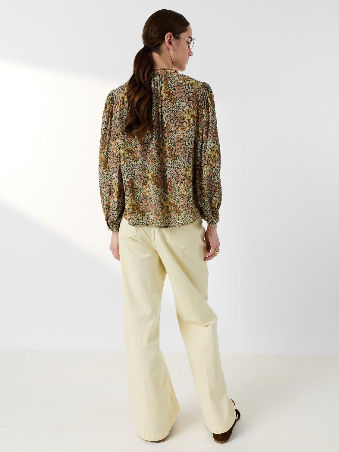 Product image 3 of 7, which shows Gerard Darel Carinne Floral Top, Pink/Multi, 10