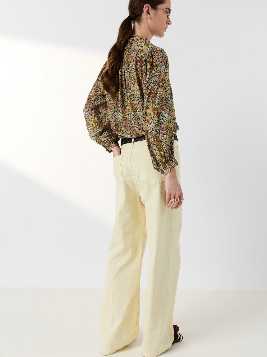 Product image 7 of 7, which shows Gerard Darel Carinne Floral Top, Pink/Multi, 10