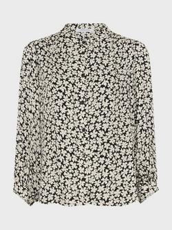 Gerard Darel Ceonie Floral Shirt, Black/Multi, Black/Multi