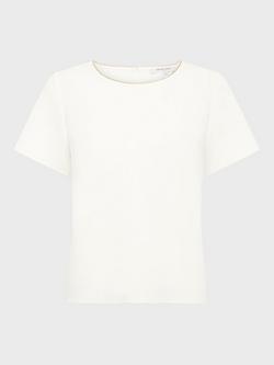 Gerard Darel Ciara Contrast Neck Top, Ecru - view 2, Ecru