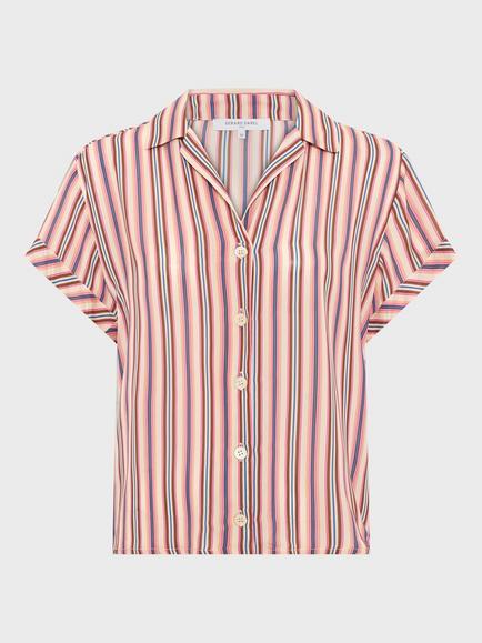 Gerard Darel Cindya Stripe Shirt, Multi - view 2, Multi