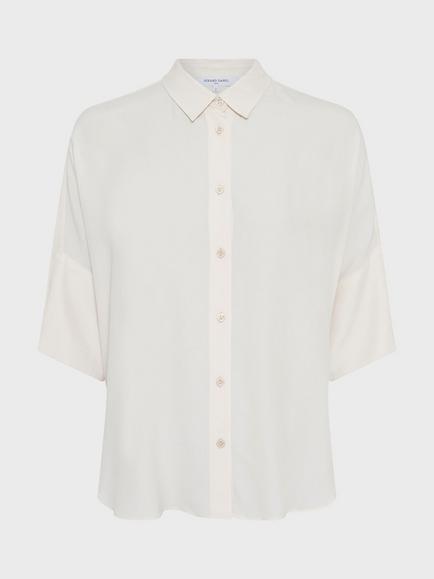 Gerard Darel Cirae Short Sleeve Shirt - view 2, Beige
