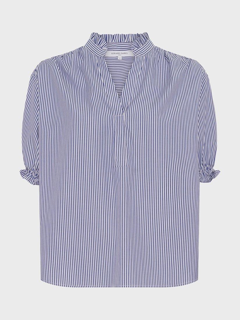 Product image 4 of 7, which shows Gerard Darel Clee Stripe Top, Blue, 10