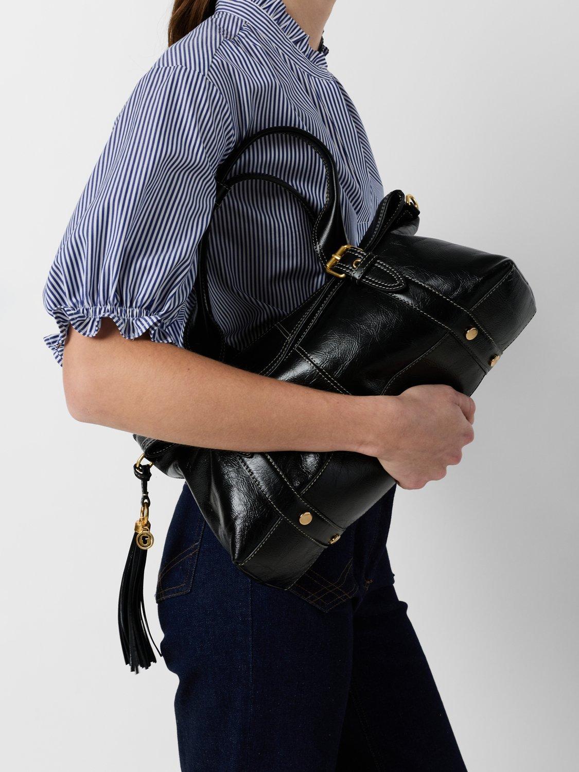 Product image 6 of 7, which shows Gerard Darel Clee Stripe Top, Blue, 10