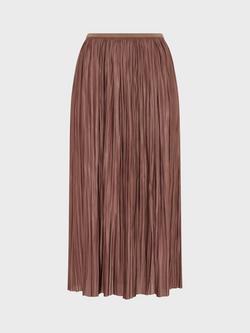 Gerard Darel Jocelyne Crinkle Maxi Skirt, Caramel, Caramel