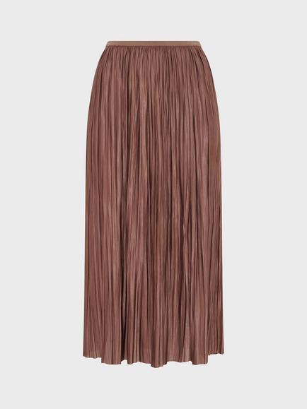 Gerard Darel Jocelyne Crinkle Maxi Skirt, Caramel - view 2, Caramel