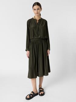 Gerard Darel Juliah Crinkle Midi Skirt, Green