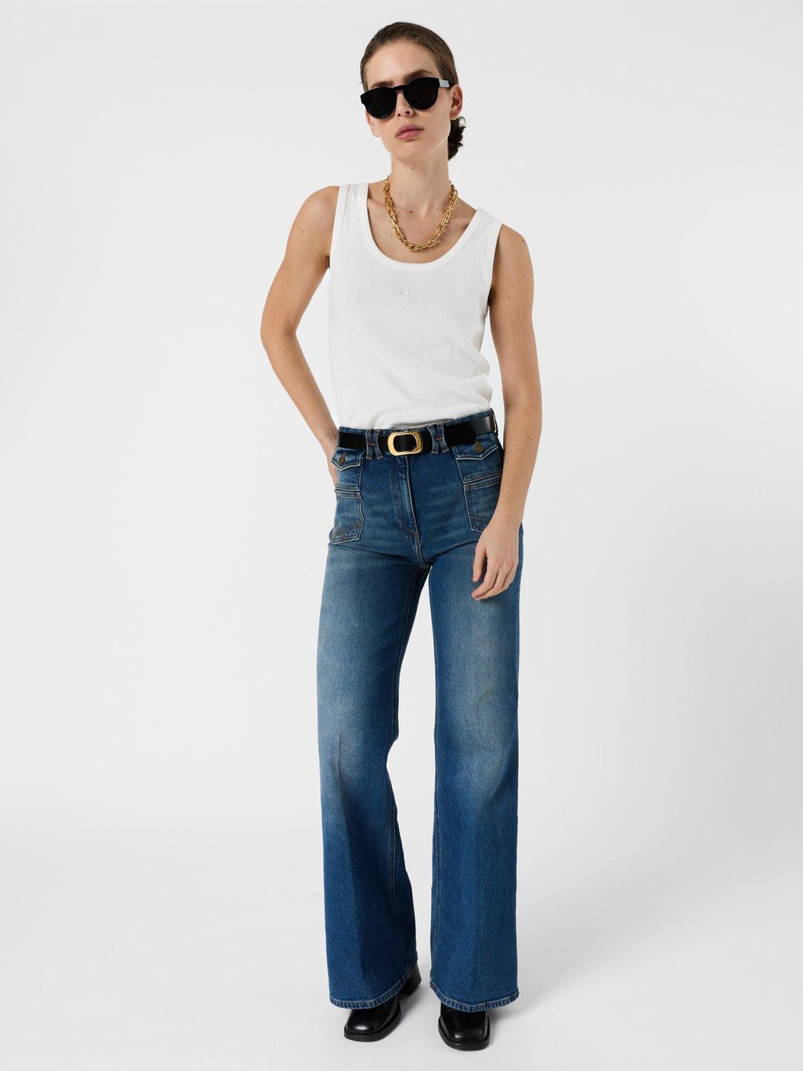 Product image 2 of 6, which shows Gerard Darel Maraude Tank Top, White, 10