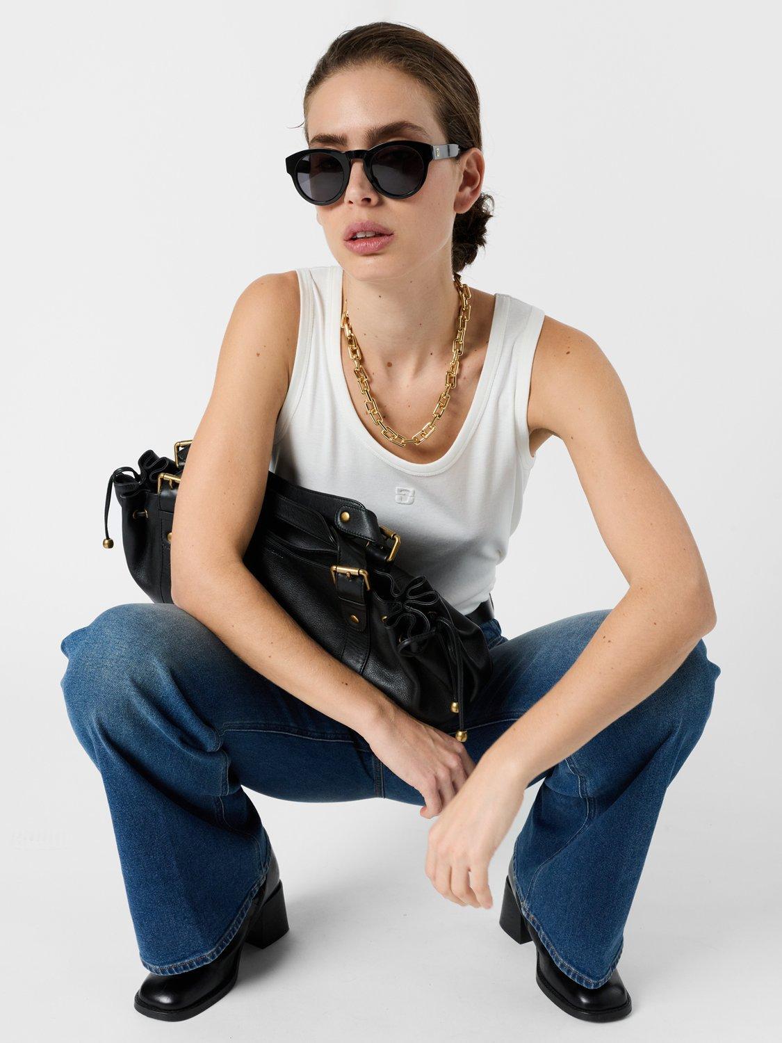 Product image 5 of 6, which shows Gerard Darel Maraude Tank Top, White, 10