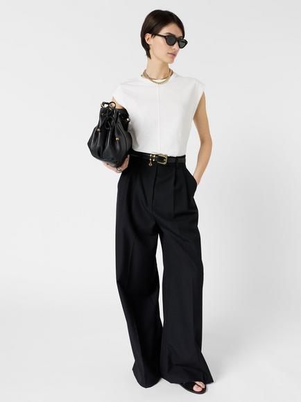 Gerard Darel Marionne Seam Detail Top, White, White