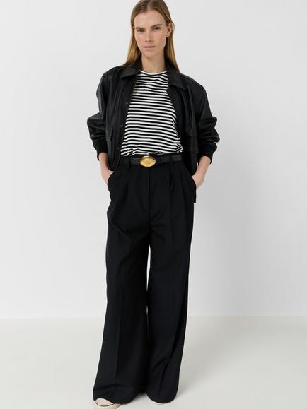Gerard Darel Mayane Stripe T-Shirt, White, White