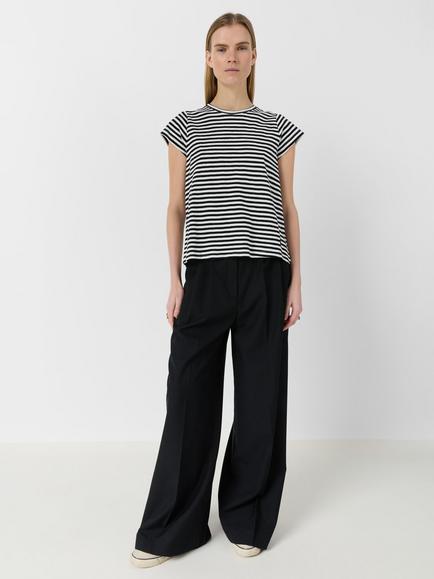Gerard Darel Mayane Stripe T-Shirt, White - view 2, White