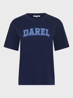 Gerard Darel Melly T-Shirt, Navy/Blue - view 2, Navy/Blue