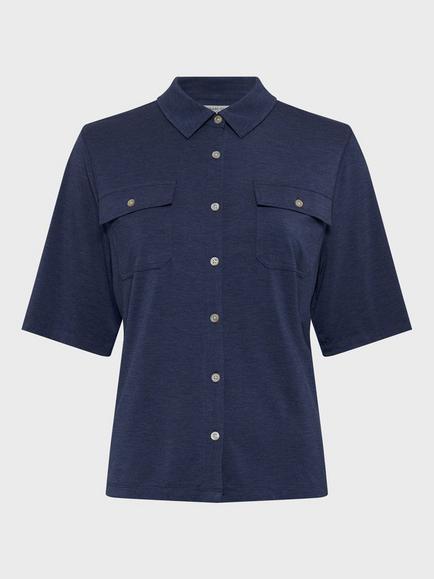 Gerard Darel Myla Utility Shirt, Indigo, Indigo
