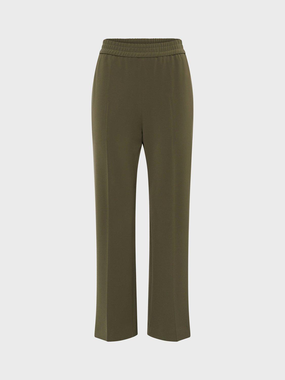 Product image 1 of 2, which shows Gerard Darel Aliette Tailored Joggers, Khaki Green, 10