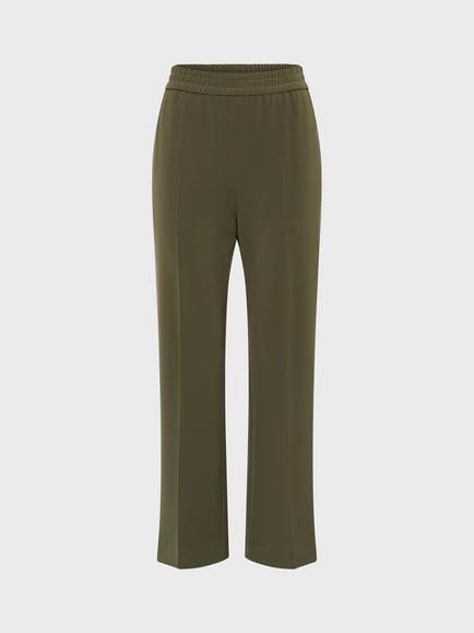 Gerard Darel Aliette Tailored Joggers, Khaki Green - view 2, Khaki Green