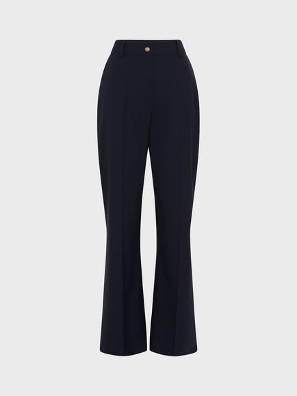 Gerard Darel Aliyah Tailored Trousers, Navy - view 2, Navy